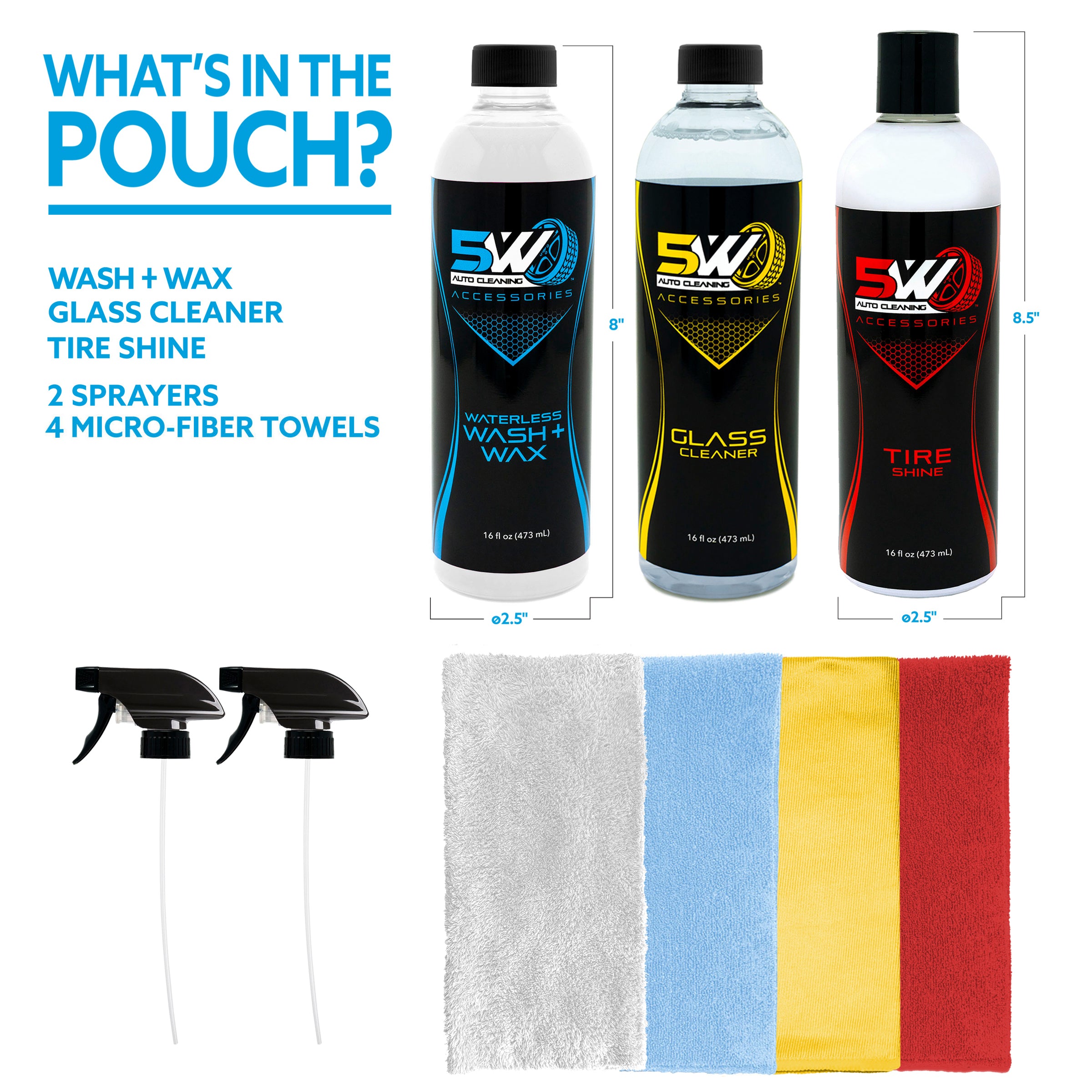 Clean & Go Detailing Kit - Tire Shine